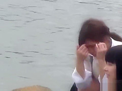 Teenage asian hos pee in handbag