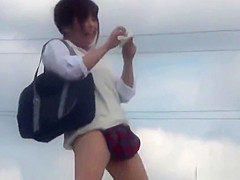 Teenage asian hos pee in handbag
