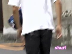 Tempting brunette makes various noises during great sharking event