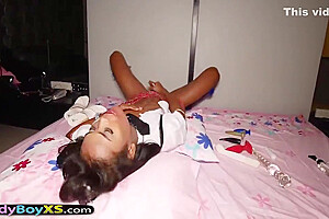 Thai Ladyboy Barebacked By An Older Guy