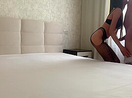 The Husband Cheats On His Wife With A Beautiful Girl Sex In Pantyhose