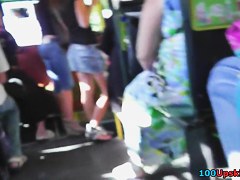 The fortunate day for the upskirt hunter