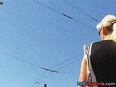 This Babe nearly noticed my upskirt