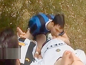 Threesome after training