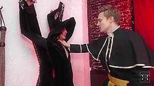 Tim Deen And Hot Milf In Priest Exorcises Demon From Possessed Witch With Holy Cock