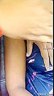 Today Exclusive- Sexy Desi Girl Blowjob And Boob Pressing In Car