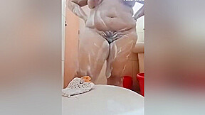 Today Exclusive- Sexy Desi Girl Record Her Bathing Clip For Lover