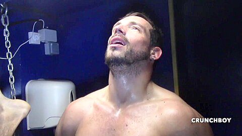 Tonio Fucked By Enzo Rimenez In Sling - StraightBoysFuckGay