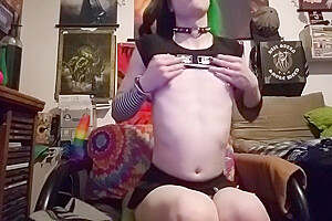 Trans Girl Solo Masturbation Ft  Animalauren