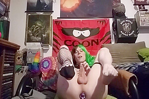 Trans Girl Solo Masturbation Ft  Animalauren