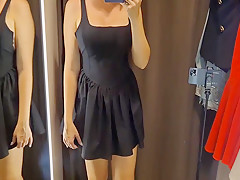 Try On Haul Transparent Clothes, Completely See-through Try On Haul At The Mall Public Fetish 5 Min