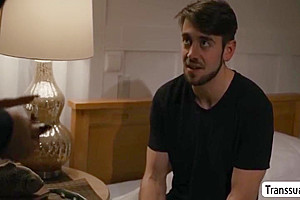 Ts Eva Loves Sucking Stepsons Hard Dick