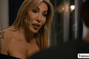 Ts Eva Loves Sucking Stepsons Hard Dick