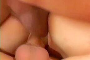 Two Buddies Plow Busty Blonde Neighbor On Couch