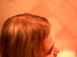 Two Horny Lesbians Caught Fucking In The Shower