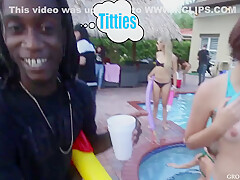 Two Horny Lesbians Got Caught Licking In The Shower