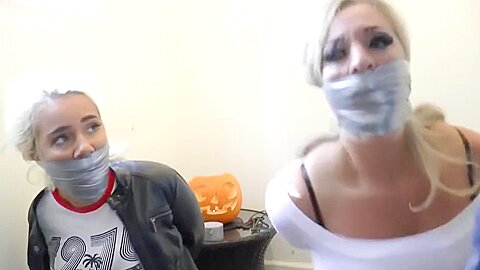 Two Hot Milfs Kinky Bondage Video