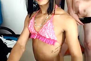 Two asian tranny hottie Love Show On webcam