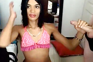 Two asian tranny hottie Love Show On webcam