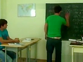 Two students 18+ decided to fuck their old teacher