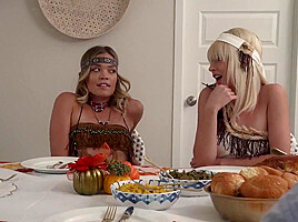 Tyler Nixon, Jessie Saint And Katie Kush - Group Sex After Dinner Ended With Orgasm And Moans