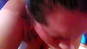 Ugly Fat slut sucks big dick until he cums 