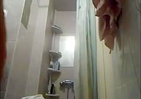 Unaware, roommate Ewa caught , bathroomepic