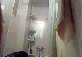 Unaware, roommate Ewa caught , bathroomepic
