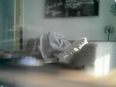 Under a blanket masturbation with my stepsister