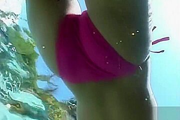 Underwater masturbation + sex