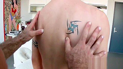 Unfathomable anal massage for tired homosexual stud
