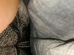 Up skirt with nice booty