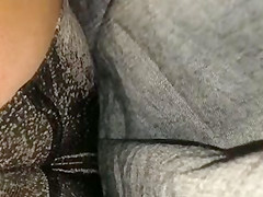 Up skirt with nice booty