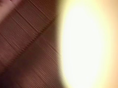 Upskirt Escalator 21 - Black Milf Wearing Long Black Panty