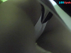 Upskirt did his best to film athletic fanny