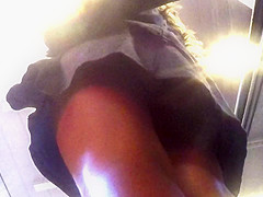 Upskirt of a nice lady