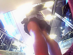 Upskirt of a nice lady