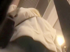 Upskirt view in the bus