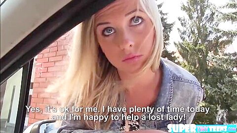 Vinna Reed - Blonde And Pretty Gets Spotted And Fucked By