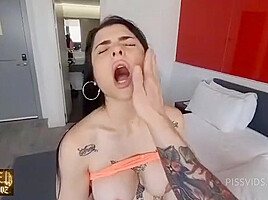[WET] ANAL-HILIATION of Nadja Lapiedra, gagging face fucking, piss & rough ass pounding, rimming - PissVids