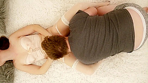 Waiting for him to fuck her good in sexy lingerie