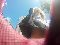 Walking on the upskirt