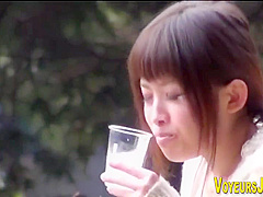 Weird Asian Bitch Pissing