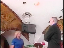 Wench in nylons receives butt spanked