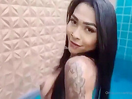 Wespipes Brazilian Shemale Likes Huge Ebony Cock 480p 0