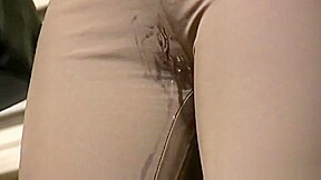 Wetting herself