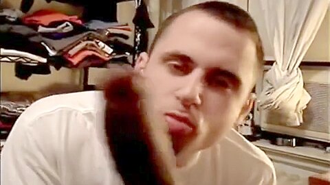 White Boy Sucking Big Double Extra Size Black Cock POV