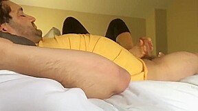 Wife Footjob Handjob CUM ON FEET