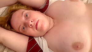 Wife In School Uniform Tied To Bed