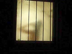 Window - spied young german teeny in Shower 2-3